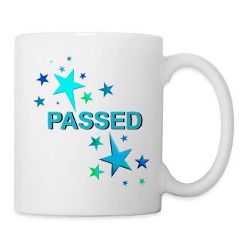 Driver's license passed training passed lobes - Mug - white - Right