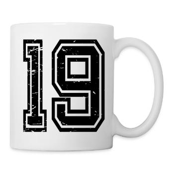19 Corum schwarz used - Tasse - Weiß - Rechts