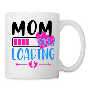 Mama loading 2023, werdende Mutter 2023 - Tasse - Weiß - Rechts