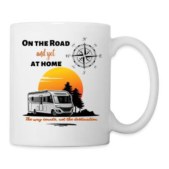 Camping Motorhome Saying English - Mug - white - Right