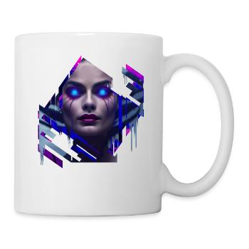 Demon Neon Göttin - Tasse - Weiß - Rechts