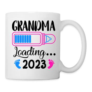 Grand-mère-à-être, Grand-mère chargement 2023 Grand-mère 2023 - Mug blanc - blanc - Droite