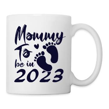 Maman à venir 2023 Bébé de grossesse arrive en 2023 - Mug blanc - blanc - Droite