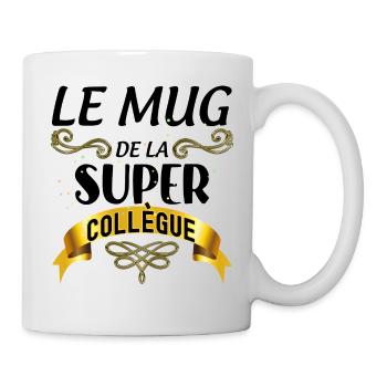 Mug Cadeau Collègue Femme - Mug blanc - blanc - Droite
