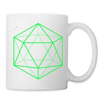 Tokyo Neon Green Tshirt for Vegan Animal Nature - Mug - white - Right
