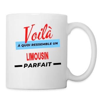 Voilà a quoi ressemble un LIMOUSIN Humour - Mug blanc - blanc - Droite