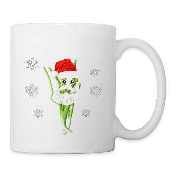 Nikolauch Weihnachten Ugly Chrismas Pullover - Tasse - Weiß - Rechts
