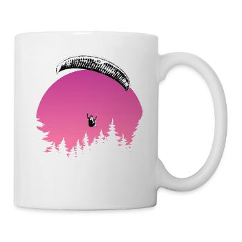 Carinthian Paragliders in the sun pink - Mug - white - Right