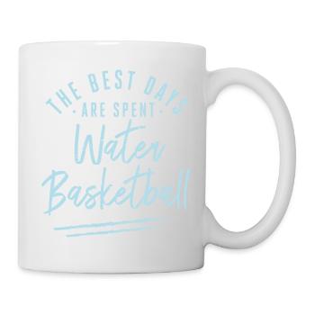 The Best Days Are Spent Water Basketball Sayings - Mug - white - Right
