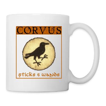 Bâtons et baguettes Corvus - Mug blanc - blanc - Droite
