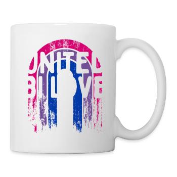 United Bi Love Bisexual LGBTQ Bi Pride LGBT Gay - Mug blanc - blanc - Droite