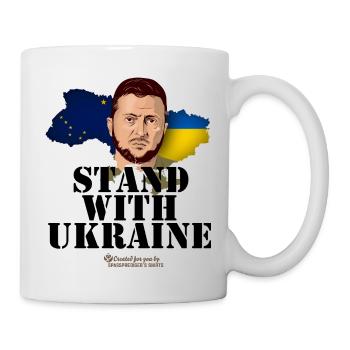 Alaska Ukraine Unterstützer T-Shirt Design - Tasse - Weiß - Rechts