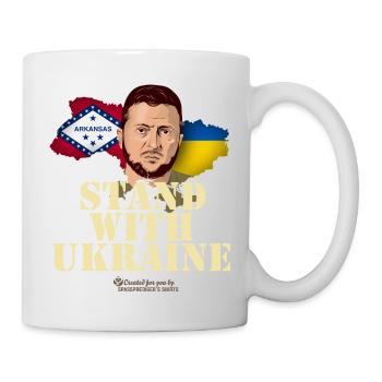 Ukraine Arkansas Selenskyj - Tasse - Weiß - Rechts
