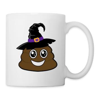 Cute Poop d Halloween Sorcerere - Mug - white - Right