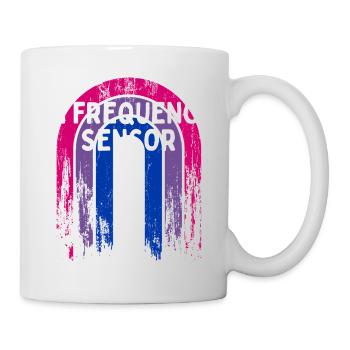 Bi Frequency Sensor Bisexual Pun Bi Pride Joke - Tasse - Weiß - Rechts