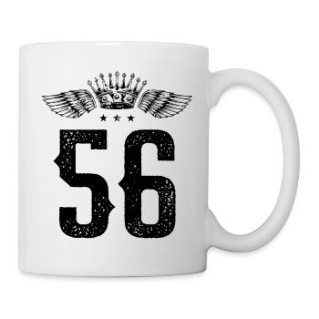 56 Number crown - Mug - white - Right