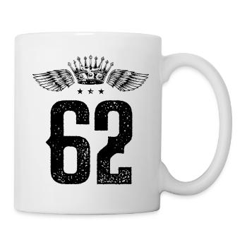 62 Couronne numérique - Mug blanc - blanc - Droite