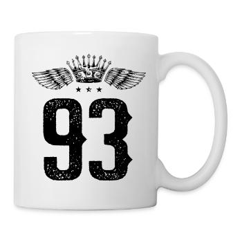 93 Number crown - Mug - white - Right