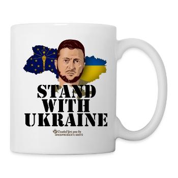 Ukraine Indiana Selenskyj - Tasse - Weiß - Rechts