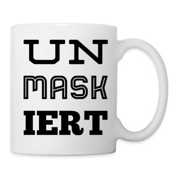 UN MASKED - Démasqué - Démasqué. NOUVEAU HIT! - Mug blanc - blanc - Droite