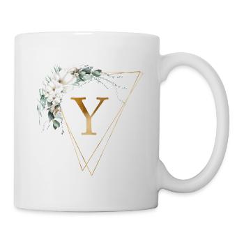 Monogramme Y personnalisable - Mug blanc - blanc - Droite