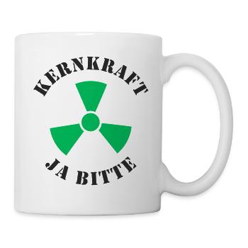 Kernkraft, Ja bitte - Tasse - Weiß - Rechts