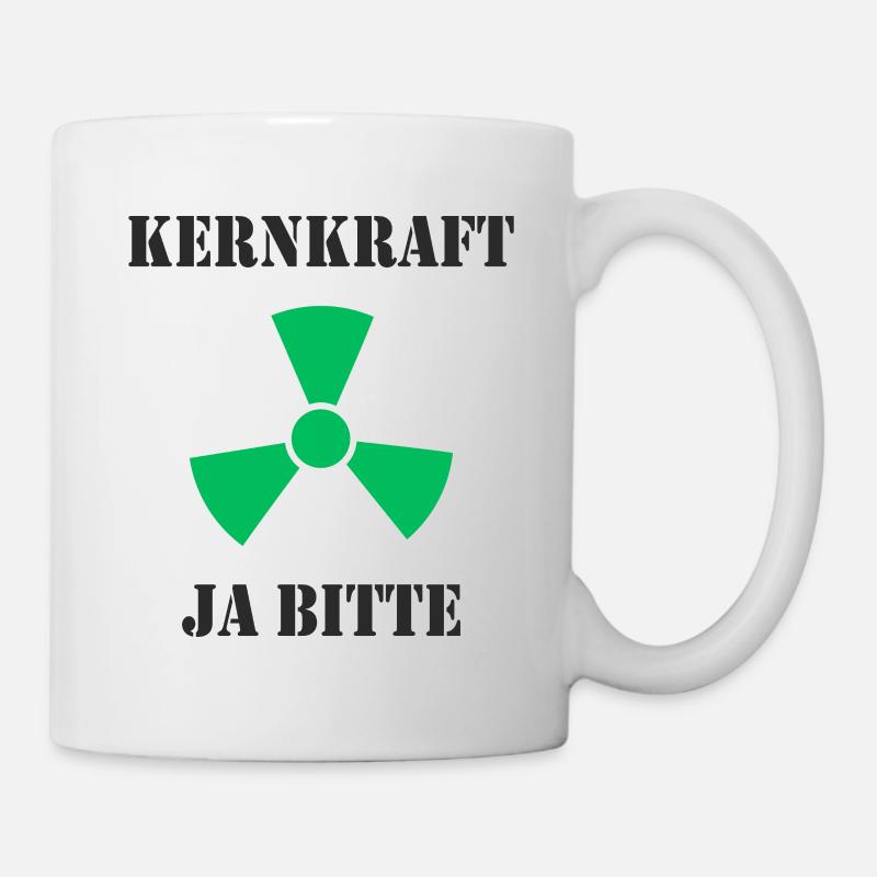 Kernkraft, Ja bitte - Tasse - Weiß