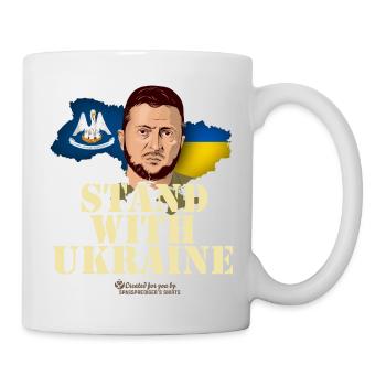 Ukraine Lousiana Selenskyj - Tasse - Weiß - Rechts
