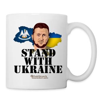 Ukraine Louisiana Wolodymyr Selenskyj - Tasse - Weiß - Rechts