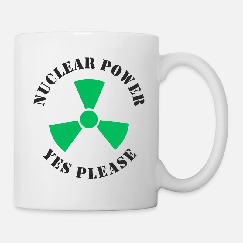 L’énergie nucléaire, oui s’il vous plaît, l’énergie nucléaire - Mug blanc - blanc