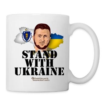 Massachusetts Ukraine - Mug blanc - blanc - Droite
