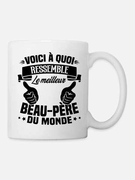 Le meilleur beau-papa du monde - Cadeau beau-papa - Mug blanc - blanc