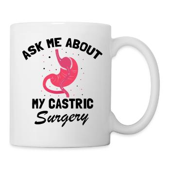 Conception de pontage gastrique et de pontage gastrique - Mug blanc - blanc - Droite