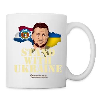 Ukraine Missouri Supporter Design - Mug - white - Right