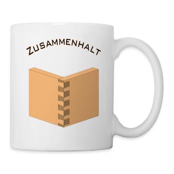 Kasteneckverbindung - Tasse - Weiß - Rechts