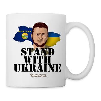 Ukraine Montana Design - Tasse - Weiß - Rechts