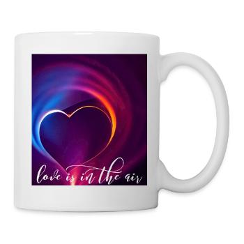 love is in the air - Tasse - Weiß - Rechts