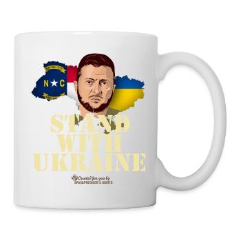 Ukraine North Carolina - Tasse - Weiß - Rechts