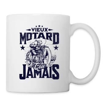 Papy Motard, Vieux Motard Que Jamais - Mug blanc - blanc - Droite