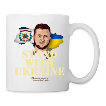 Ukraine West Virginia - Tasse - Weiß - Rechts