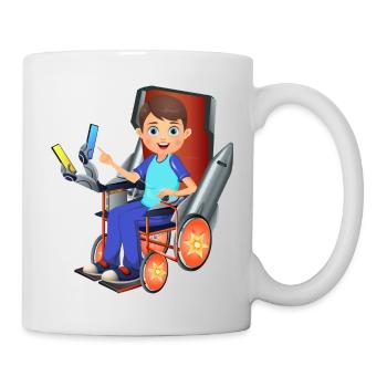 Wheelchair Hero - Mug - white - Right