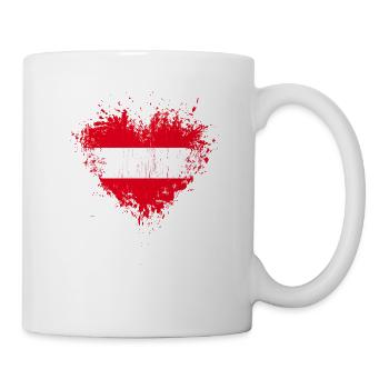 Österreich - Tasse - Weiß - Rechts