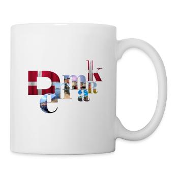 Danemark - Mug blanc - blanc - Droite