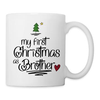 My first Christmas as Brother - Mug - white - Right