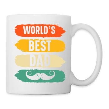 World's best dad original gift father's day - Mug blanc - blanc - Droite
