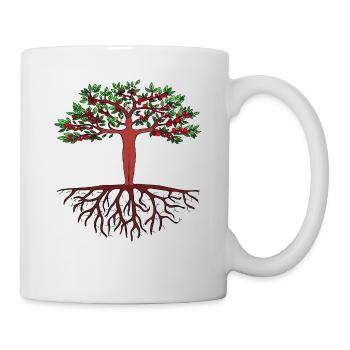 Homme-Arbre - Mug blanc - blanc - Droite