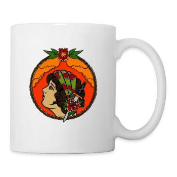 Spanish girl Spain woman Spain - Mug - white - Right