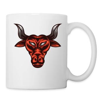 Conception d'horoscope d'astrologie de personnalité de Taureau - Mug blanc - blanc - Droite
