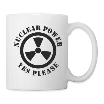 L’énergie nucléaire, oui s’il vous plaît, l’énergie nucléaire - Mug blanc - blanc - Droite