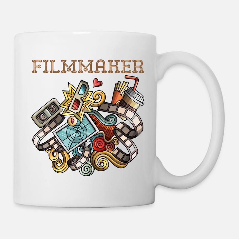 Cinéaste et vidéaste - Mug blanc - blanc